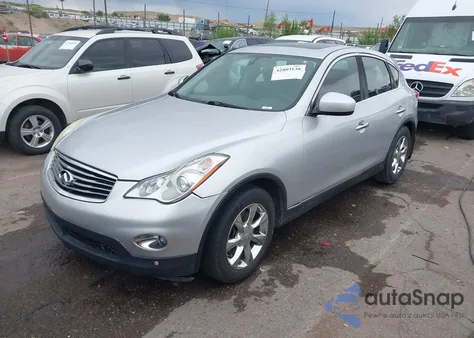 2008 Infiniti Ex35 Journey z USA, uszkodzony, nr VIN JNKAJ09F48M352834